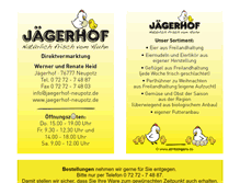 Tablet Screenshot of jaegerhof-neupotz.de